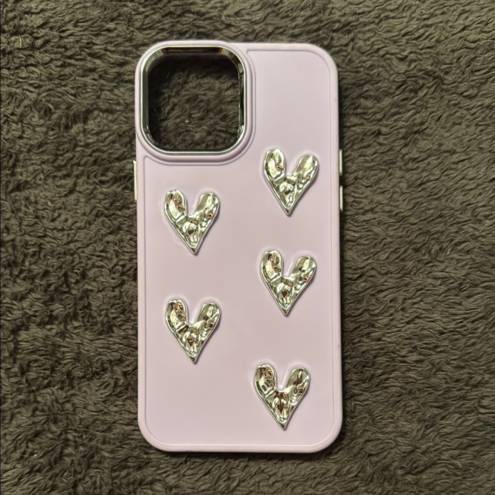 Lavender Heart Phone Case